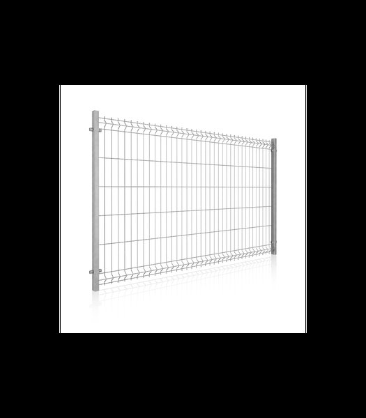 Set de gard din panou zincat H 170 cm